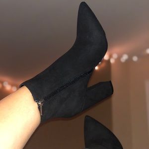High heeled booties